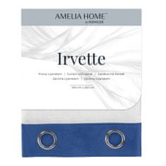 AmeliaHome Záclona Irvette II modrá, velikost 140x270
