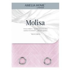 AmeliaHome Záclona Molisa II růžová, velikost 140x270