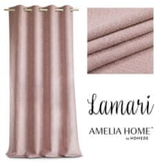 AmeliaHome Závěs Blackout Lamari růžový, velikost 140x250