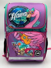 Klarion Krásná ergonomická školní taška Flaming