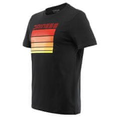 Dainese STRIPES pánské triko černé/oranžové
