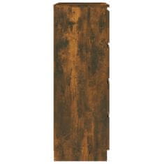 Greatstore Příborník kouřový dub 60 x 35 x 98,5 cm kompozitní dřevo