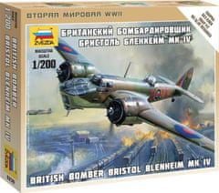 Zvezda  Wargames (WWII) letadlo 6230 - British Bomber Bristol Blenheim IV (1:200)