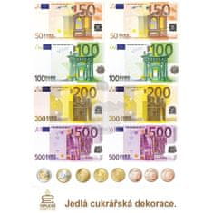 Caketools Jedlý papír "Bankovky Euro" - A4