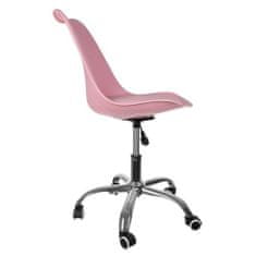 Malatec Otočná kancelářská židle Malatec - růžová
