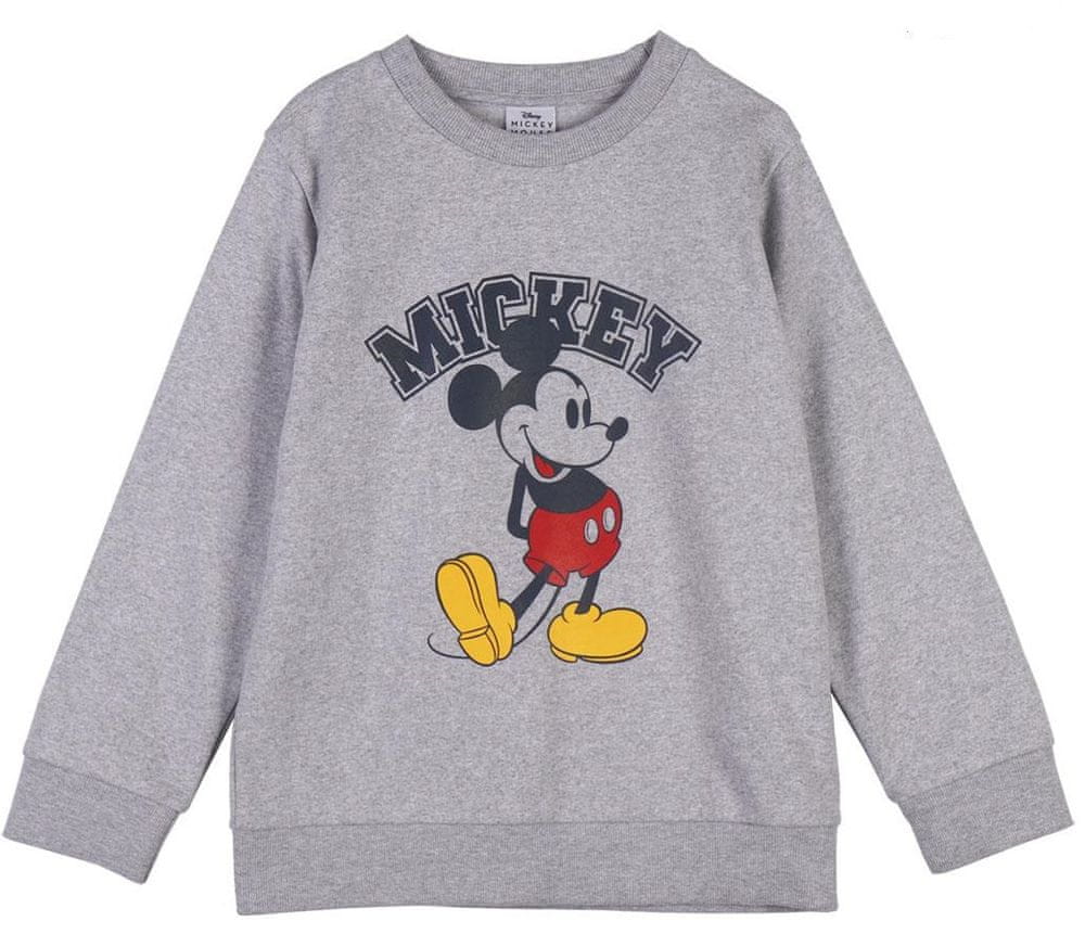 Disney chlapecká mikina Mickey Mouse 2900000319 104 šedá