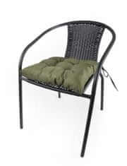 My Best Home Zahradní prošívaný sedák na židli TRENTO zelená 42x42 cm Mybesthome