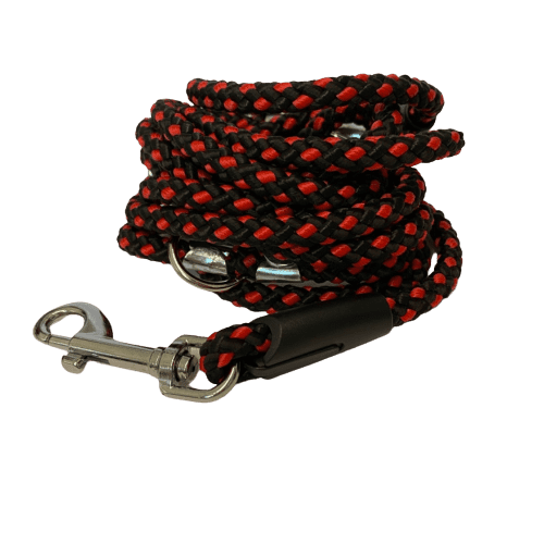 Palkar Přepínací vodítko pro psy 250 cm x 14 mm černo-červená