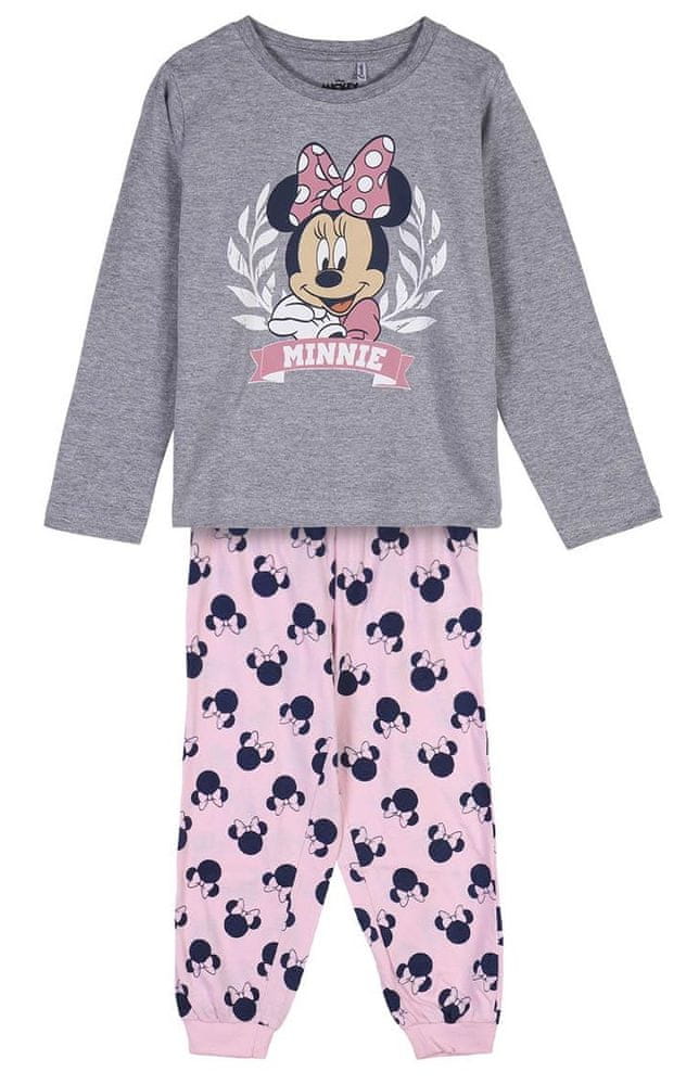 Disney dívčí pyžamo Minnie Mouse 2900000362 šedá 110