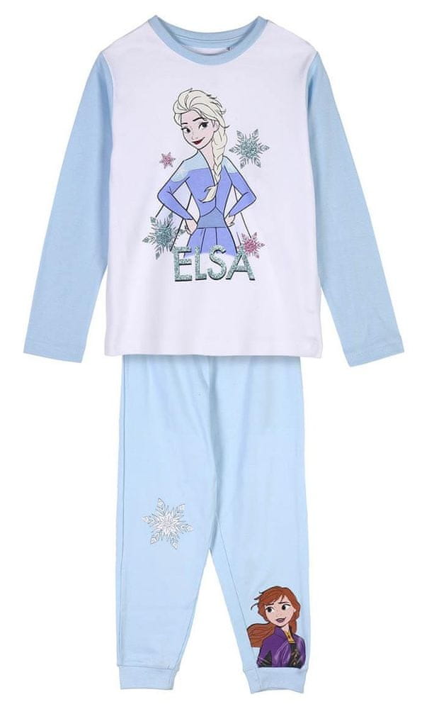 Disney dívčí pyžamo Frozen 2900000113 světle modrá 122