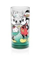 Disney Sklenice Mickey a Minnie Vídeň zelená 270ml