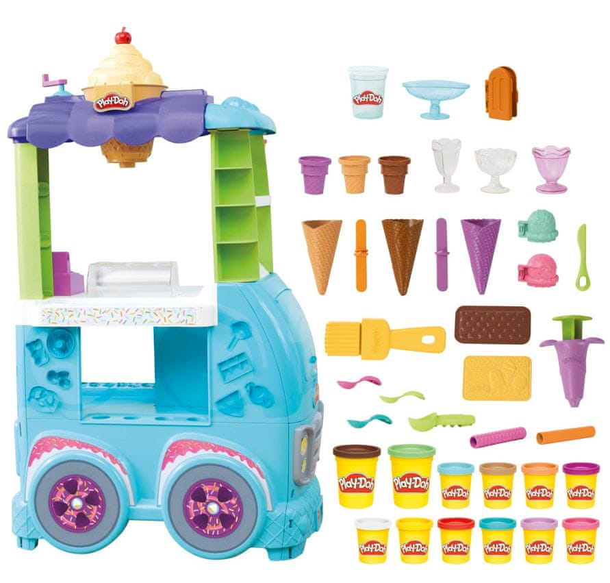 Levně Play-Doh Zmrzlinářský vozík