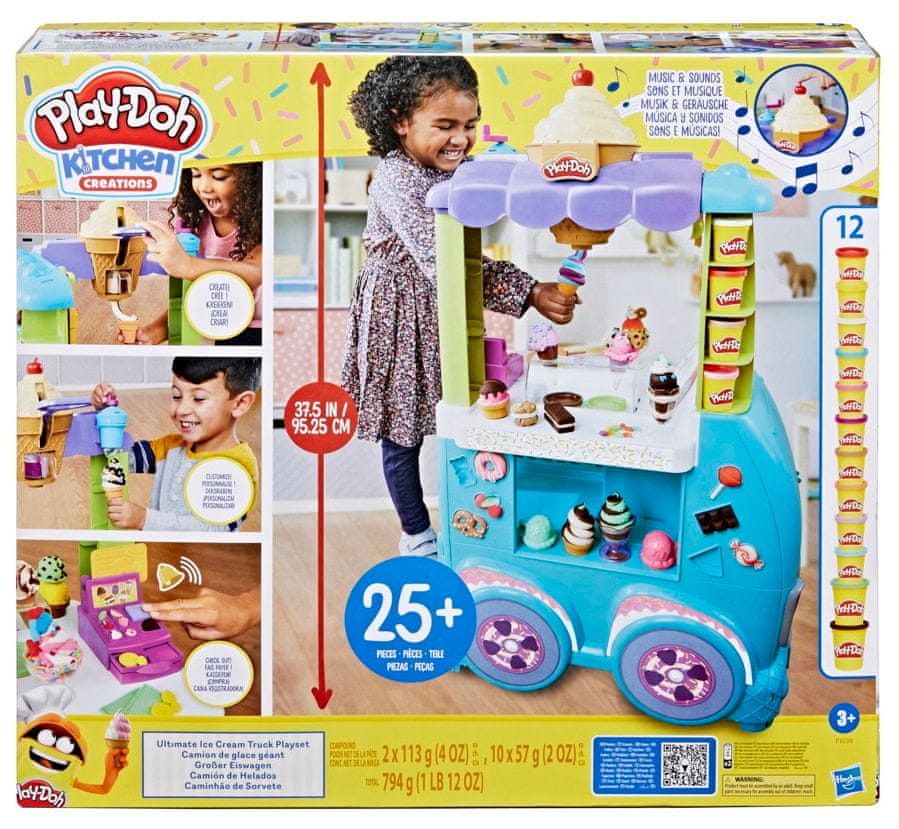 Play-Doh Zmrzlinářský vozík - rozbaleno