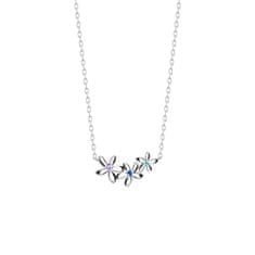 Preciosa Něžný stříbrný náhrdelník Fresh s kubickou zirkonií Preciosa 5344 70