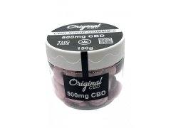 Original CBD Sour Gummies Black Currant Rings 500mg CBD 150g (CBD bonbóny)