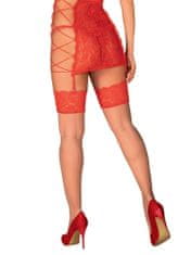 Obsessive Sexy punčochy Rediosa stockings - Obsessive červená L/XL