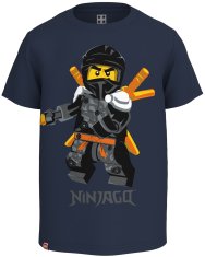 LEGO Wear chlapecké tričko Ninjago LW-12010577 tmavě modrá 104