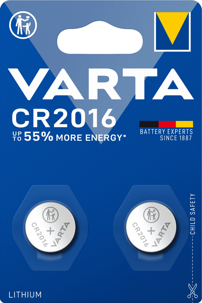 Levně Varta CR 2016 2pack 6016101402