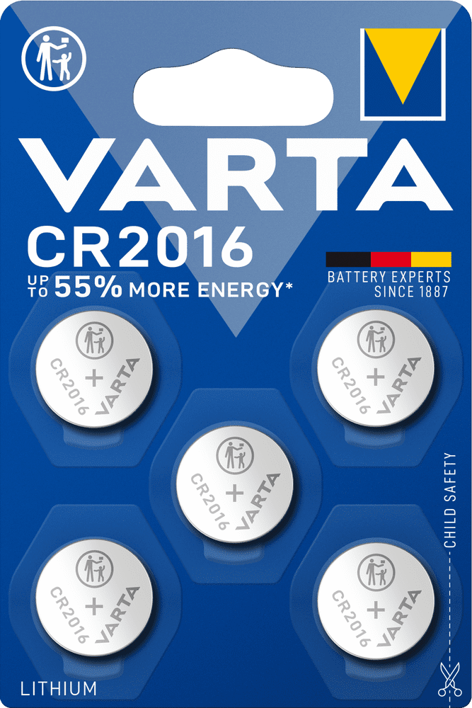Varta CR 2016 5pack 6016101415