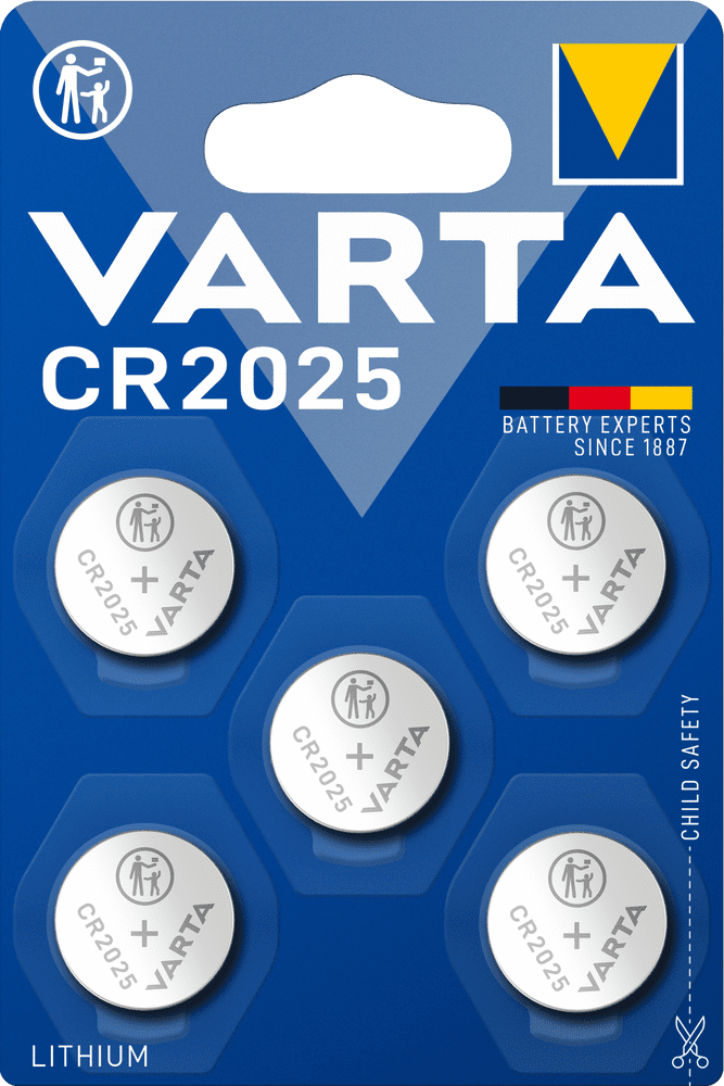 Levně Varta CR 2025 5pack 6025101415