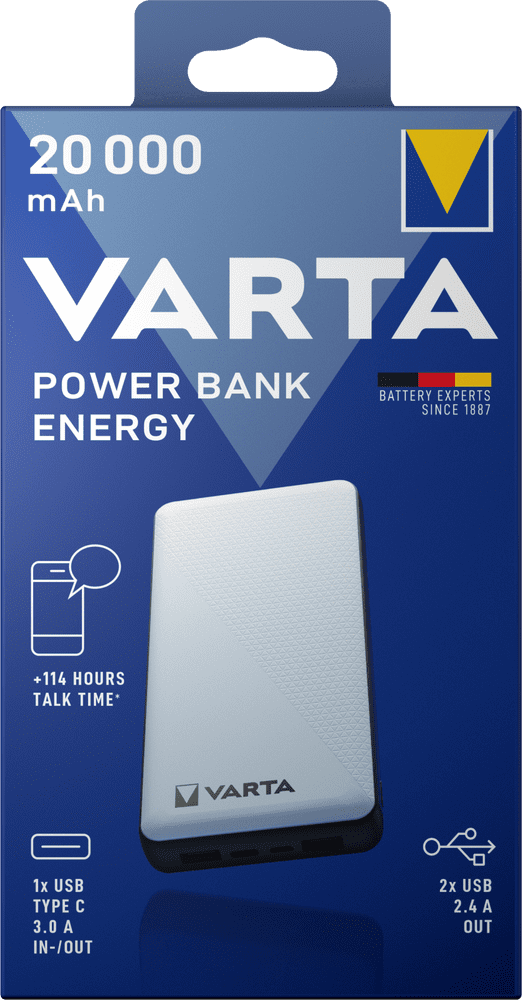 Levně Varta Power Bank Energy 20000 57978101111