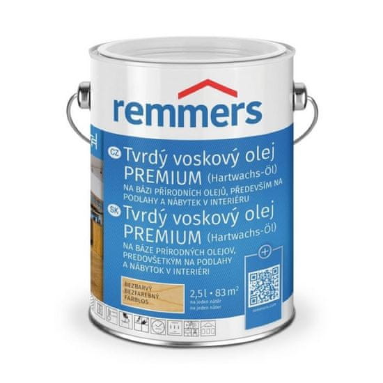 Remmers Tvrdý voskový olej PREMIUM 2.5l nussbaum