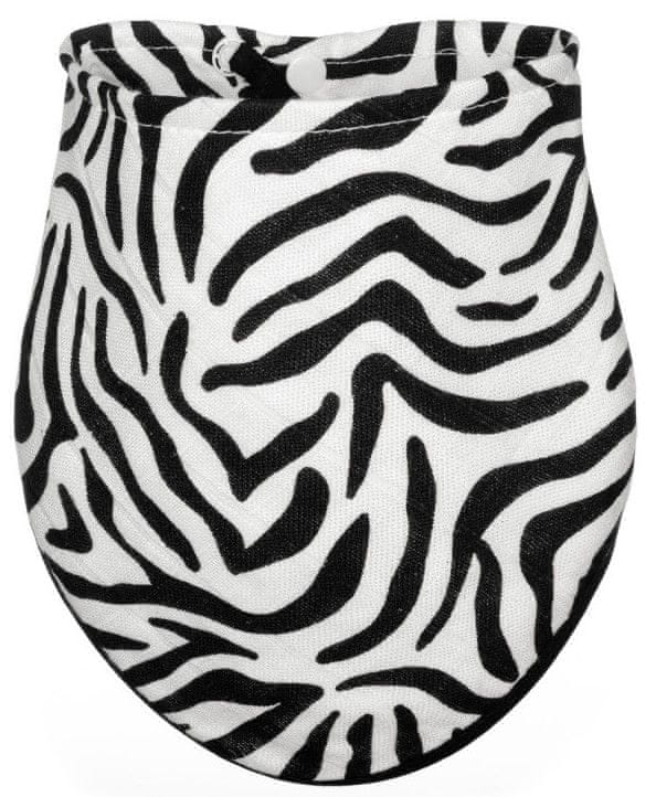 Levně T-Tomi BIO Bambusový slintáček Zebra Skin