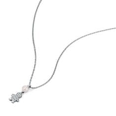 Morellato Originální stříbrný náhrdelník s panáčkem Perla SAER45 (řetízek, přívěsek)