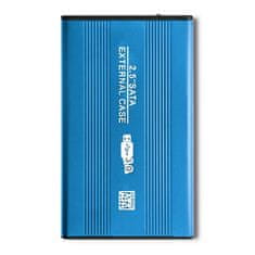 Qoltec Kryt/kapsa 2,5" SATA3 | USB 3.0 HDD/SSD - modrý