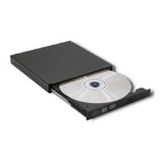 Qoltec Externí DVD-RW rekordér | USB 2.0 | Černá barva