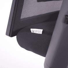 Kancelářská ergonomická židle Sego PIXEL — černá