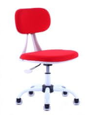 Dětská otočná židle Sego KINDER — červená