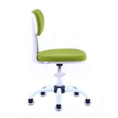 Dětská otočná židle Sego KINDER — zelená