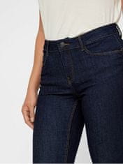 Vero Moda Dámské džíny VMSEVEN Skinny fit 10183948 Dark Blue Denim (Velikost S/32)