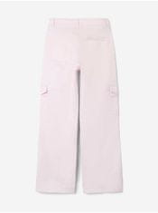 Name it Světle růžové holčičí široké kalhoty s kapsami LIMITED by name it Hilse 146