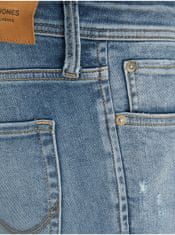 Jack&Jones Modré slim fit džíny s vyšisovaným efektem Jack & Jones Liam 29/32