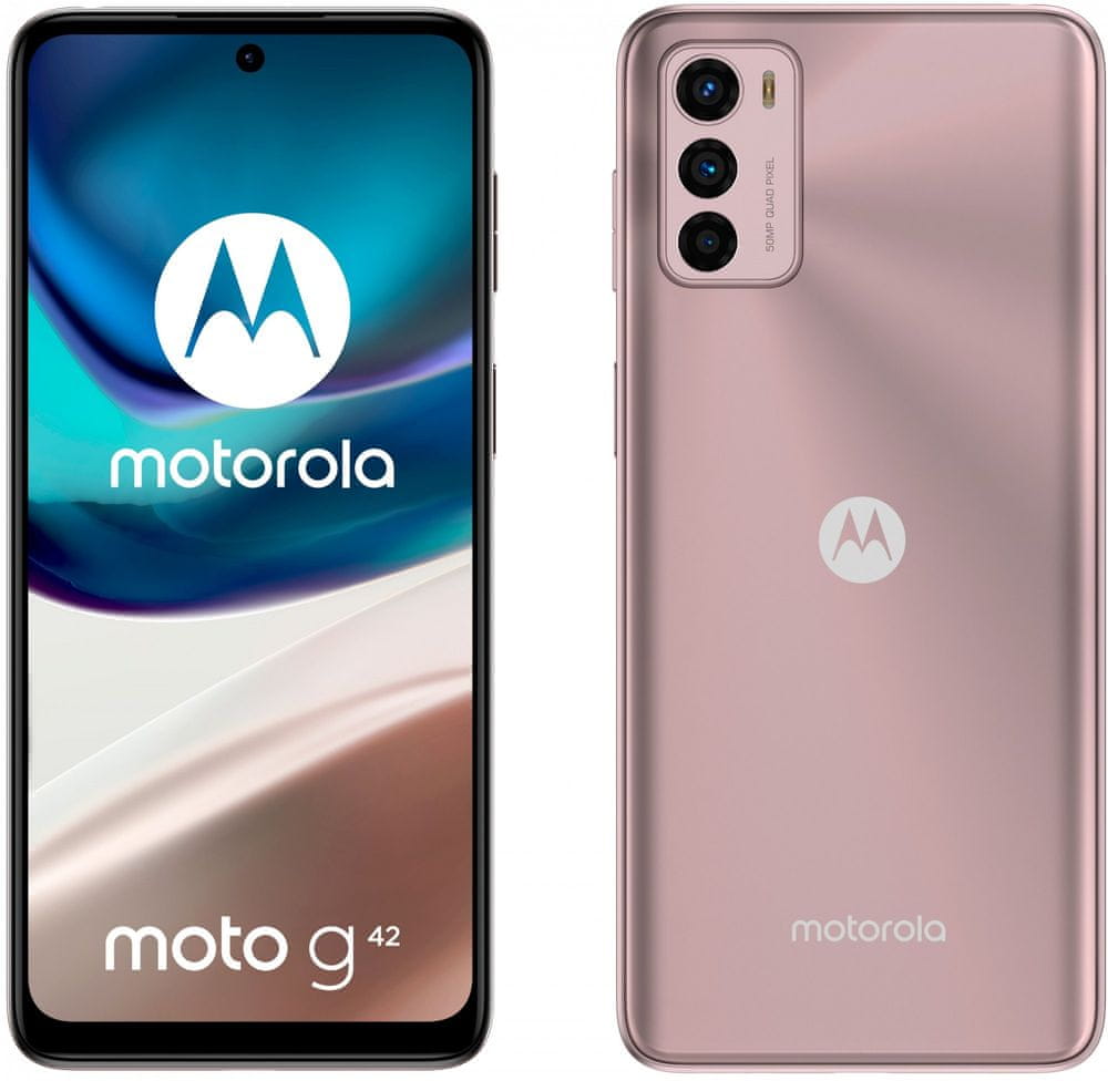 Motorola Moto G42, 6GB/128GB, Metallic Rose