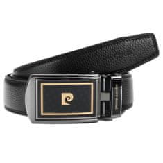 Pierre Cardin Pánský kožený pásek s ozdobnou automatickou sponou - 125