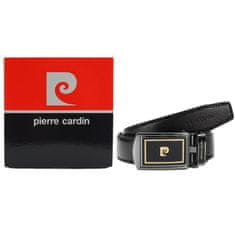 Rovicky Pánský kožený pásek s ozdobnou automatickou sponou - Pierre Cardin