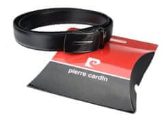 Pánský kožený pásek s masivní automatickou sponou - Pierre Cardin