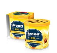 Areon Gelový osvěžovač vzduchu v plechovce Areon, vůně Vanilla, obsah 80 g