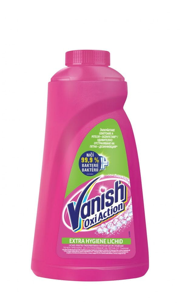Vanish Oxi Action Extra Hygiene - tekutý odstraňovač skvrn 940 ml