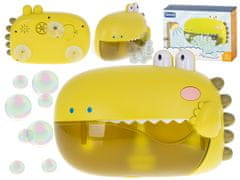Ikonka Pěnová hračka do koupele krokodýl s generátorem bublinek