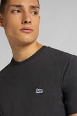Lee Pánské tričko LEE L60UFQON SS PATCH LOGO TEE BLACK Velikost: S