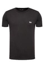 Lee Pánské tričko LEE L60UFQON SS PATCH LOGO TEE BLACK Velikost: S