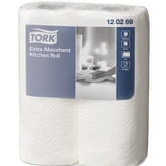 Tork Kuchyňské utěrky Premium 2 x 16 m-120269 + Dárek zdarma disiCLEAN hand disinfection 100 ml