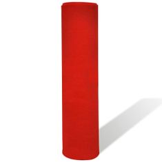 Vidaxl Červený koberec 1 x 20 m, extra těžký 400 g/m2