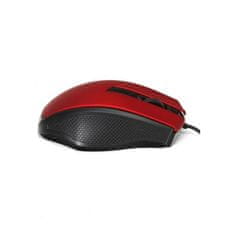 Omega Kabelová myš 1000/1200/1600 DPI - červená.