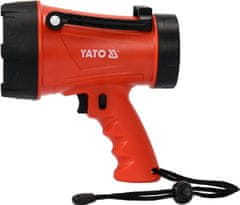 YATO Lampa pistolová POWER LED, bezpřívodová, 3,7V Li-ion, dosvit 250m, 1200lm, IP68