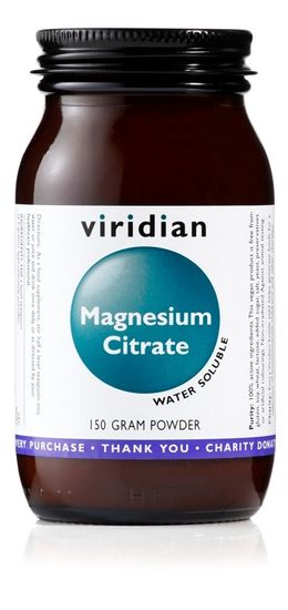 VIRIDIAN nutrition Magnesium Citrate Powder (Hořčík), 150 g